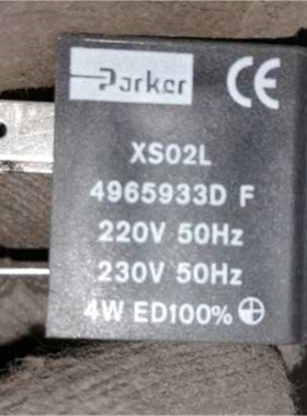 美国派克电磁阀线圈XS02L  4965933D F 220V ZB12 ZB09