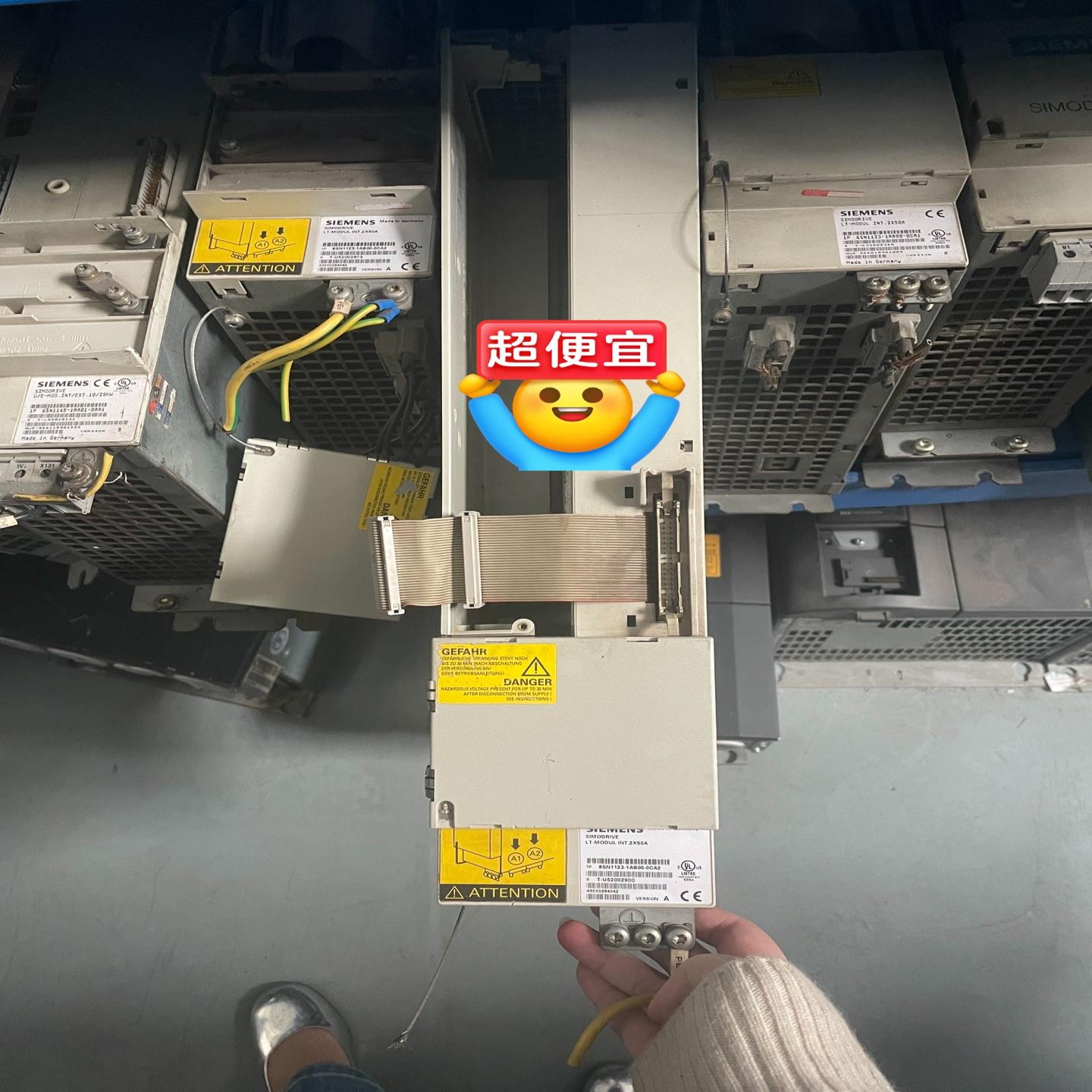 电源6SN1123-1AB00-0CA2 2X50A(崽崽配件）