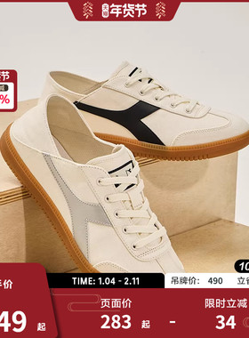 Diadora迪亚多纳男女春夏懒人鞋一脚蹬帆布休闲鞋Saunter SLIPON