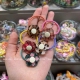 儿童发饰豹纹花朵迷你发圈彩色皮筋 prince韩国代购 现货 bebe
