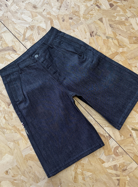 Derschutze 牛仔风男女短裤 blossom selvedge 休闲牛仔裤夏季潮