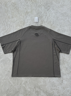 Mertra 新款时尚百搭夏季男女款字母交叉线圆领短袖T恤痞帅高品质