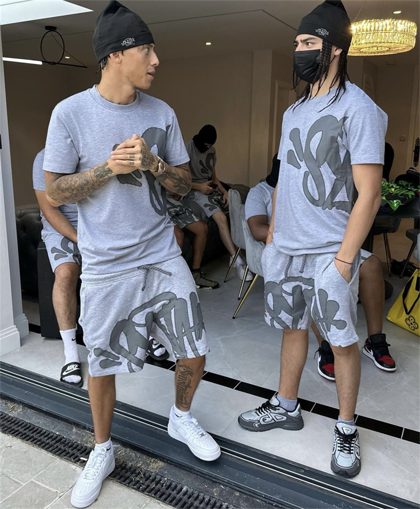 SYNA短潮流男时尚套装