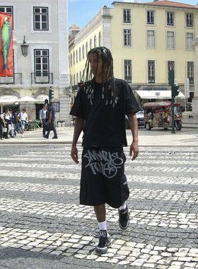 MINUS TWO Fashion T-shirt 夏季宽松潮流ins风时尚T恤男女款短袖