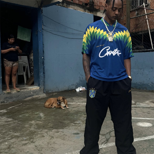 Corteiz 新款时尚俱乐部球服印花V领短袖T恤男女款休闲高质量上衣