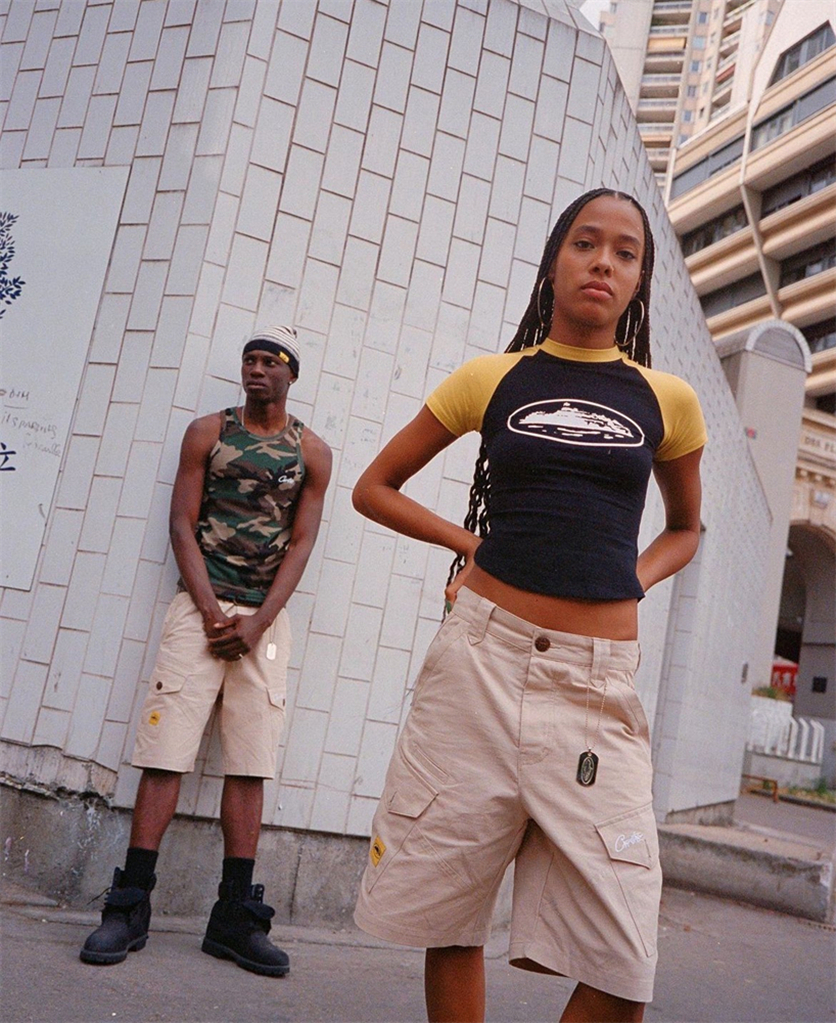 Corteiz工装裤刺绣时尚流行