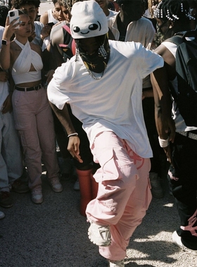 MINUS TWO The cargo shorts trend 新款时尚刺绣可拆卸工装长裤