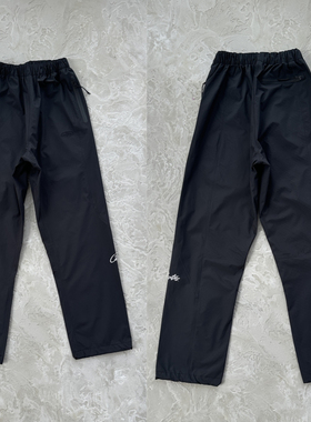 Corteiz 新款时尚百搭休闲裤男女软壳防水反光冲锋黑色直筒长裤潮