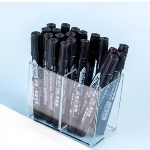 澳娃油性记号笔黑色多支装老师办公学习用品油性墨水笔