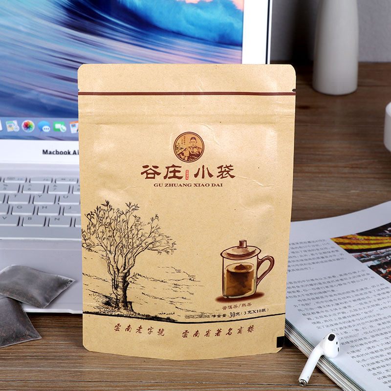 李记谷庄云南普洱袋泡茶普洱熟茶办公室独立袋泡茶熟普冷泡茶30g