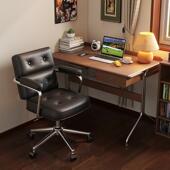 电脑椅舒适椅子久坐办公学习写字椅女生卧室轻奢转椅升降靠背椅