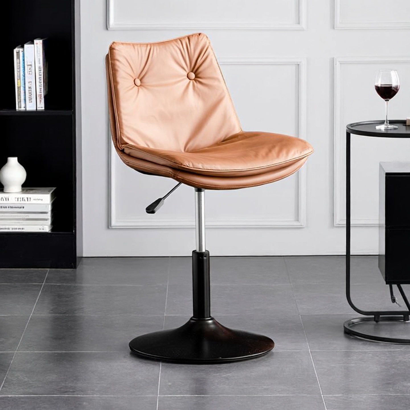 简约电脑办公椅真皮会议椅写字椅