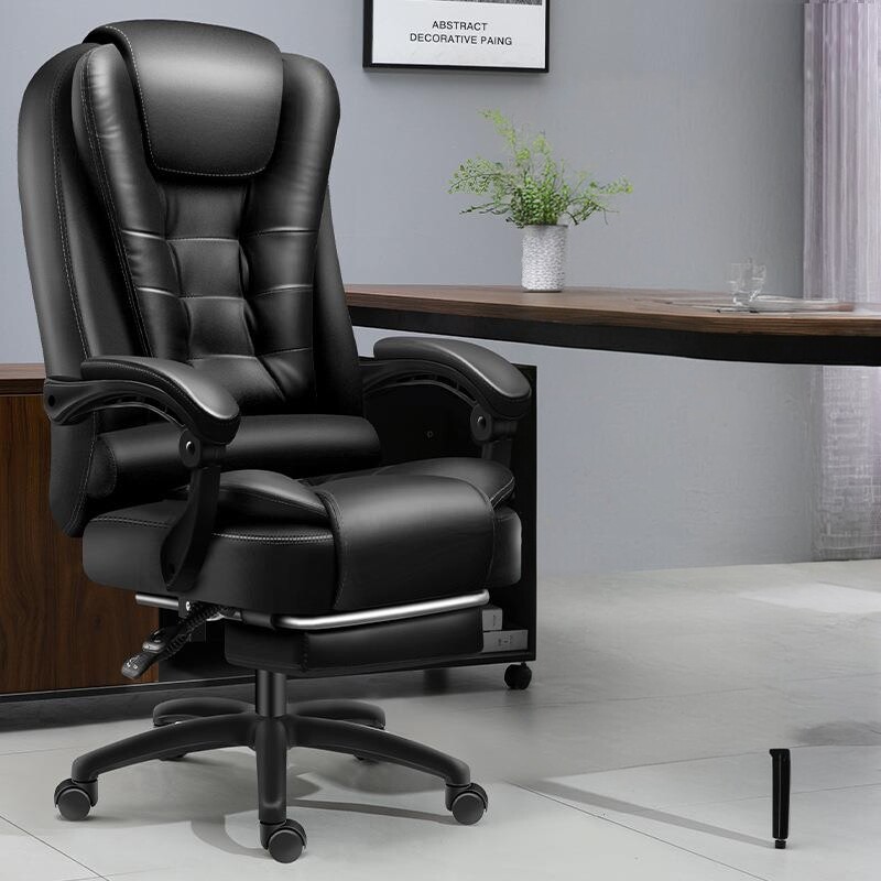 老板椅子办公椅可躺椅真皮电脑椅