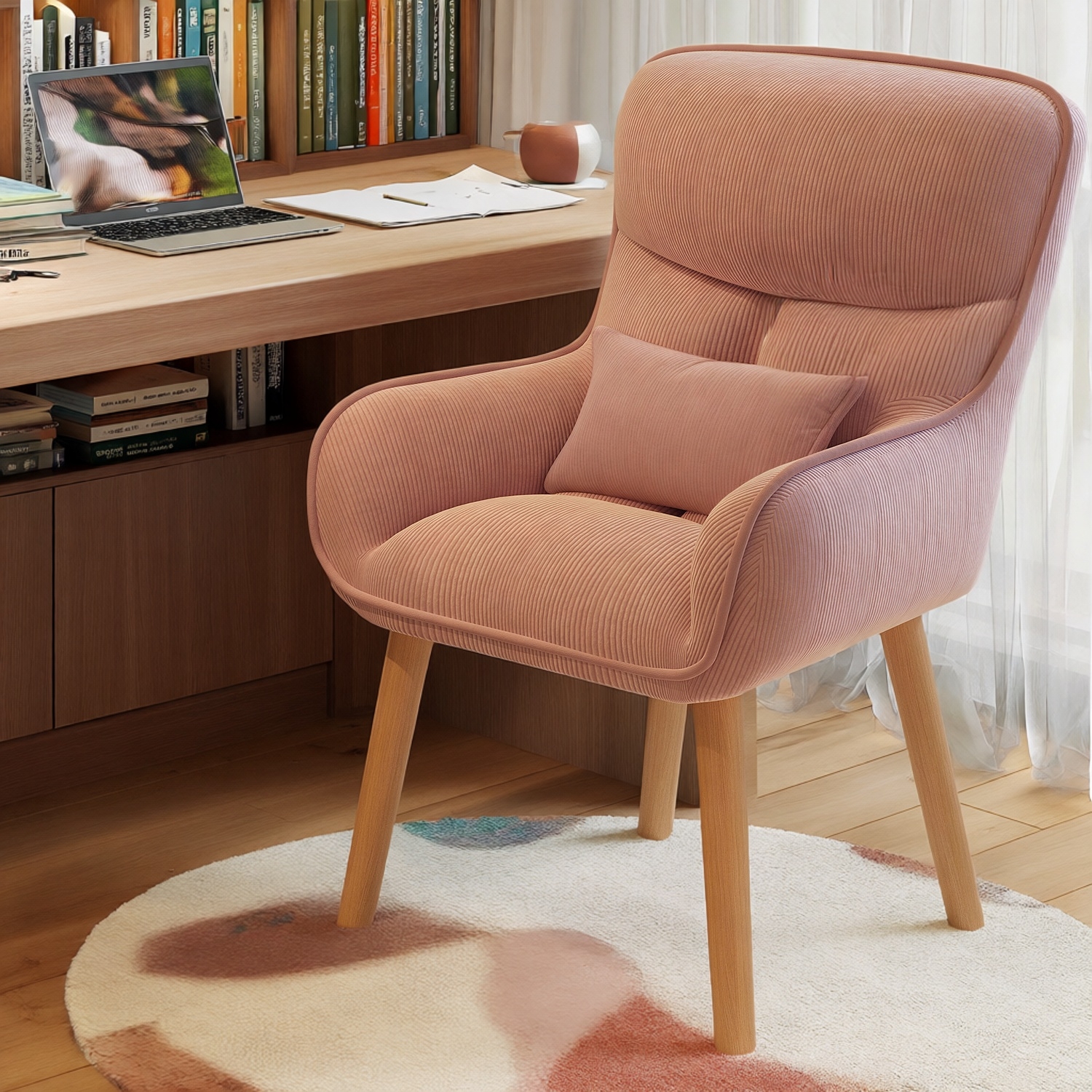 沙发椅电脑椅化妆椅布艺梳妆凳子