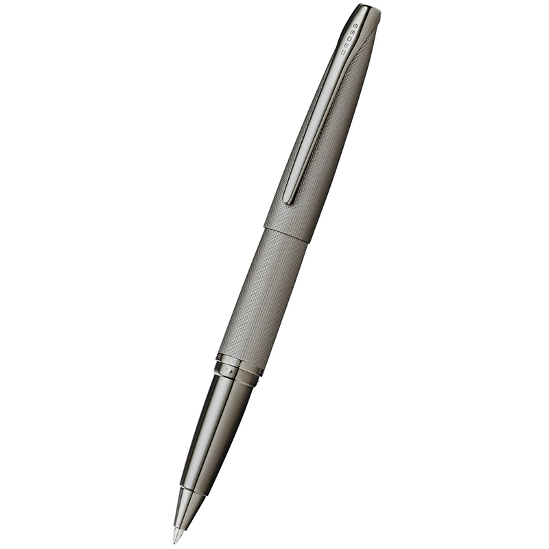 美国CROSS高仕签字笔ATX系列喷砂钛灰色宝珠笔男女书写教师节送礼