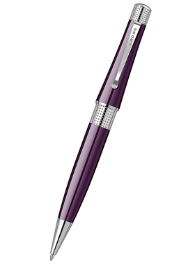 美国CROSS高仕原装正品圆珠笔比弗利系列新贵紫色原子笔办公书写