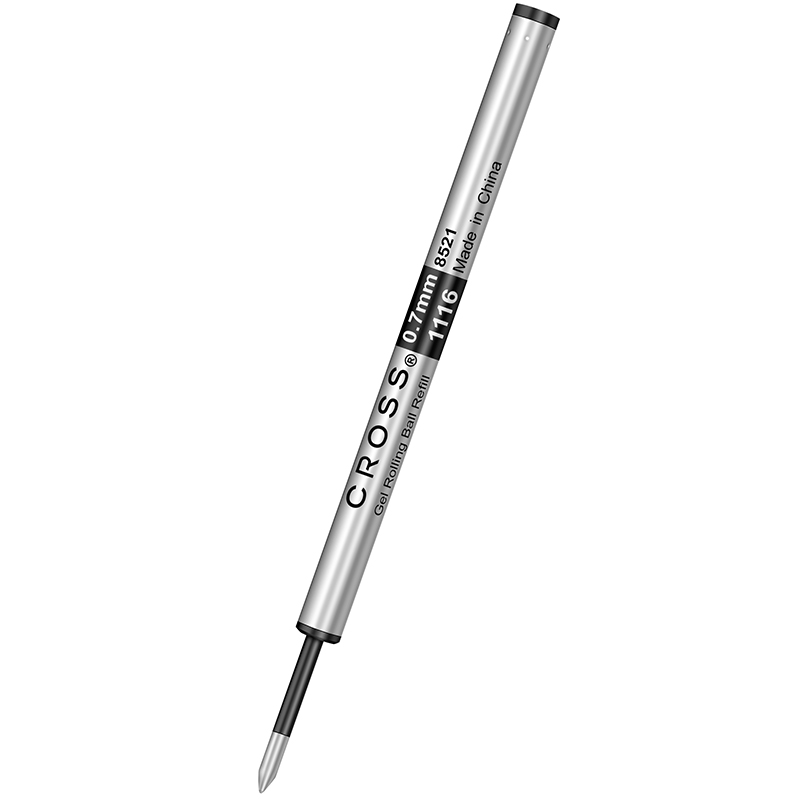 CROSS高仕宝珠笔专用替换笔芯签字笔芯0.7mm蓝色子弹头通用款8521