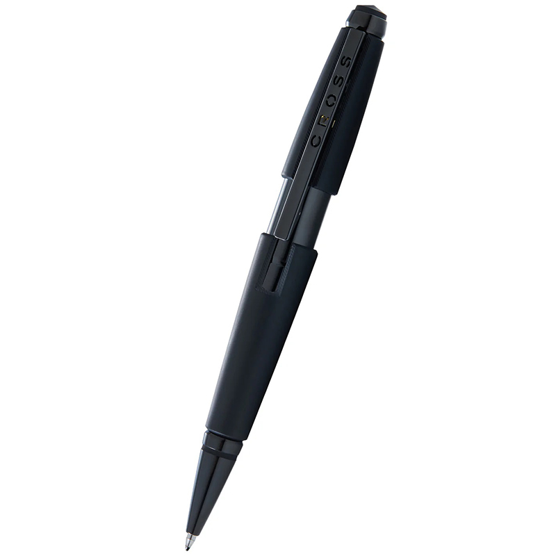 美国CROSS高仕签字笔精锐系列哑光黑宝珠笔学生书写礼品生日礼物