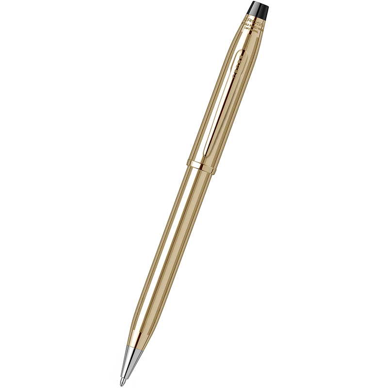 美国CROSS高仕圆珠笔新世纪系列10K包金男女士原子笔商务办公送礼