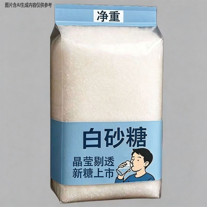 白砂糖500g白糖家用商用批发食糖幼砂细砂糖咖啡烘焙甜点调料包邮
