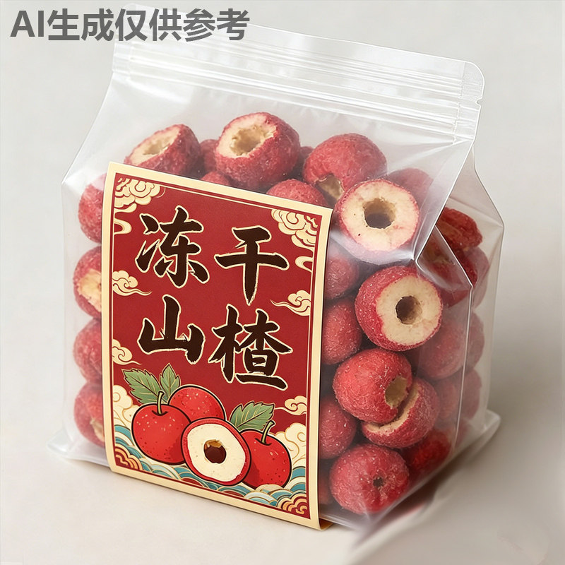 冻干山楂干山楂制品开袋即食零食