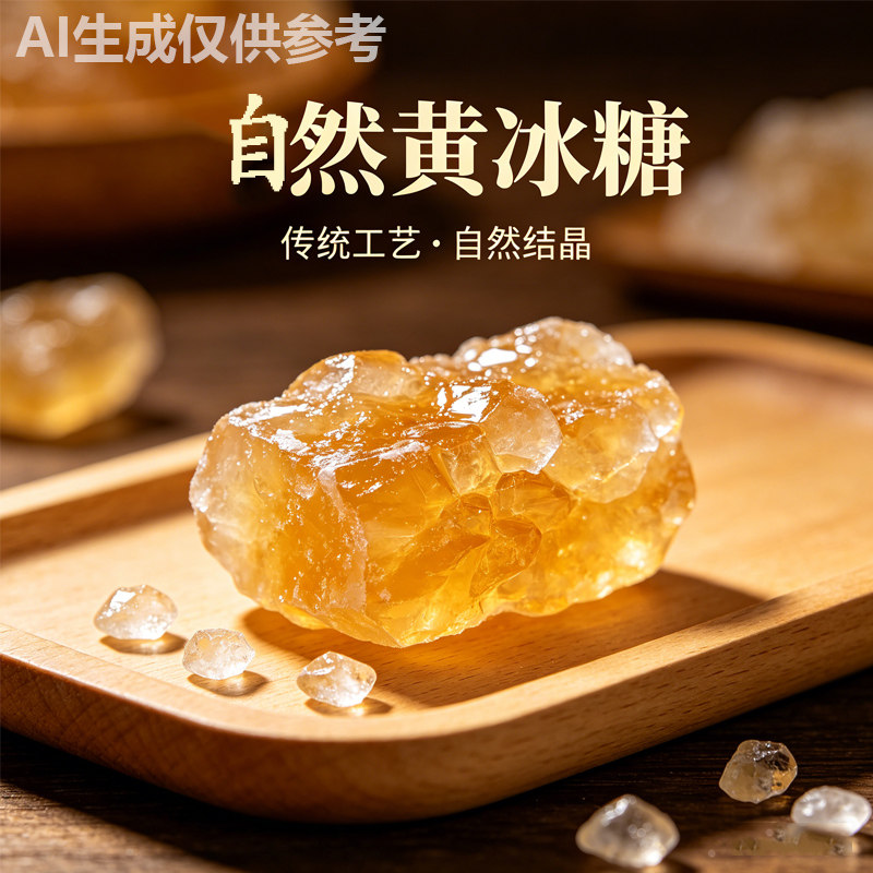广西黄冰糖传统工艺自然结晶商用