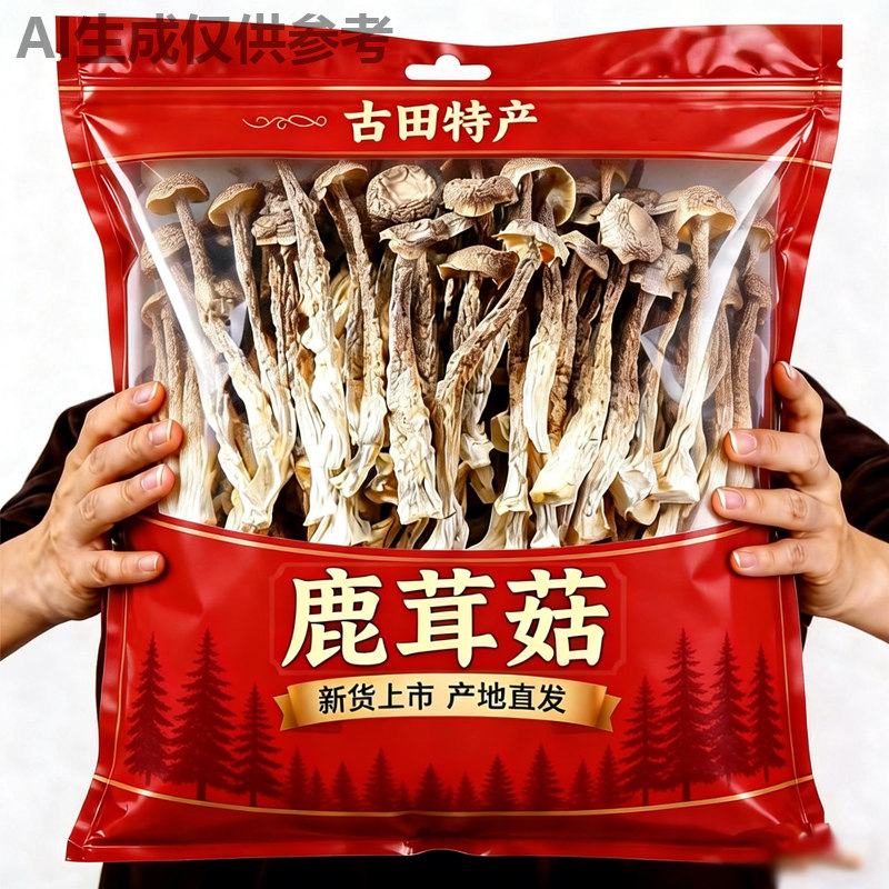 商用干货批发鹿茸菇高档干货净重