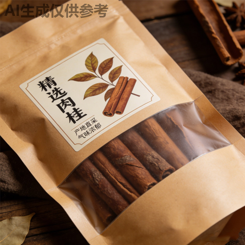 【小袋】广西桂皮肉桂批发八角香叶卤料调料家用商用炖肉香料家用
