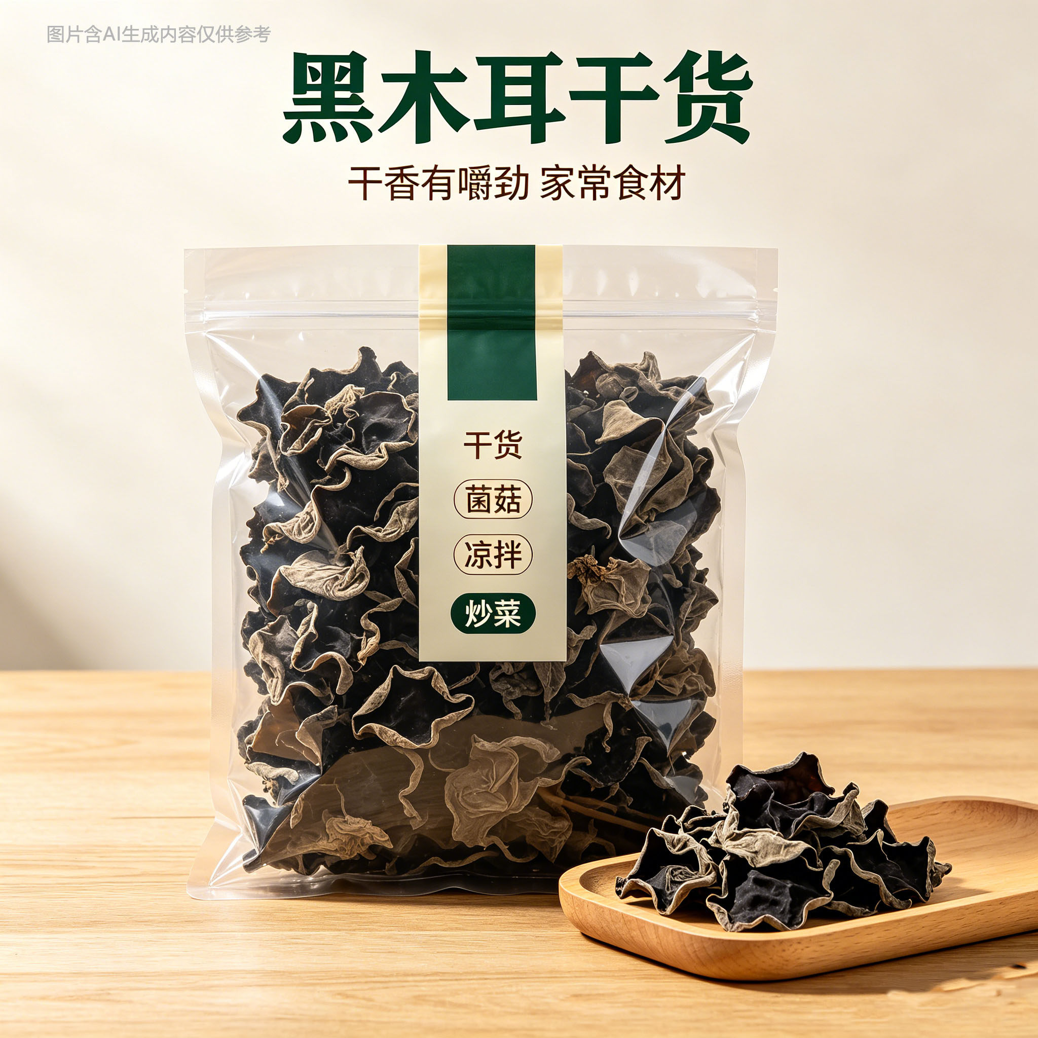 特产级黑木耳干货椴木秋木耳家用