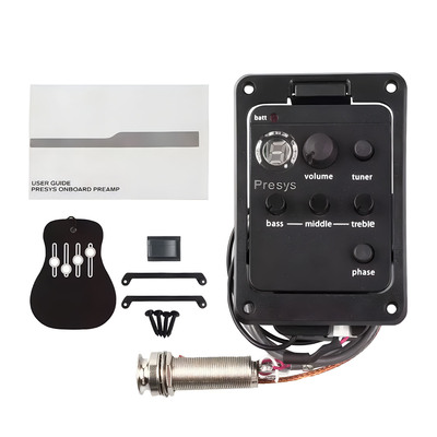 兼容渔夫101民谣吉他拾音器EQ电