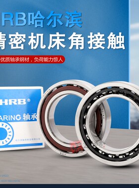 HRB哈尔滨机床主轴轴承7208 7209 7210  7211C AC/P5 P4 2