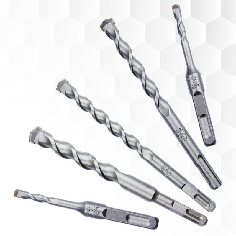 速发膨胀螺丝打孔轻型电锺冲击钻头打墙手钻混墙土孔泥凝钻水圆头