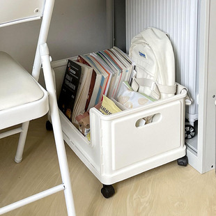 速发小推动置物架落地床头宿舍学生零食桌下书包收可架书架纳移车