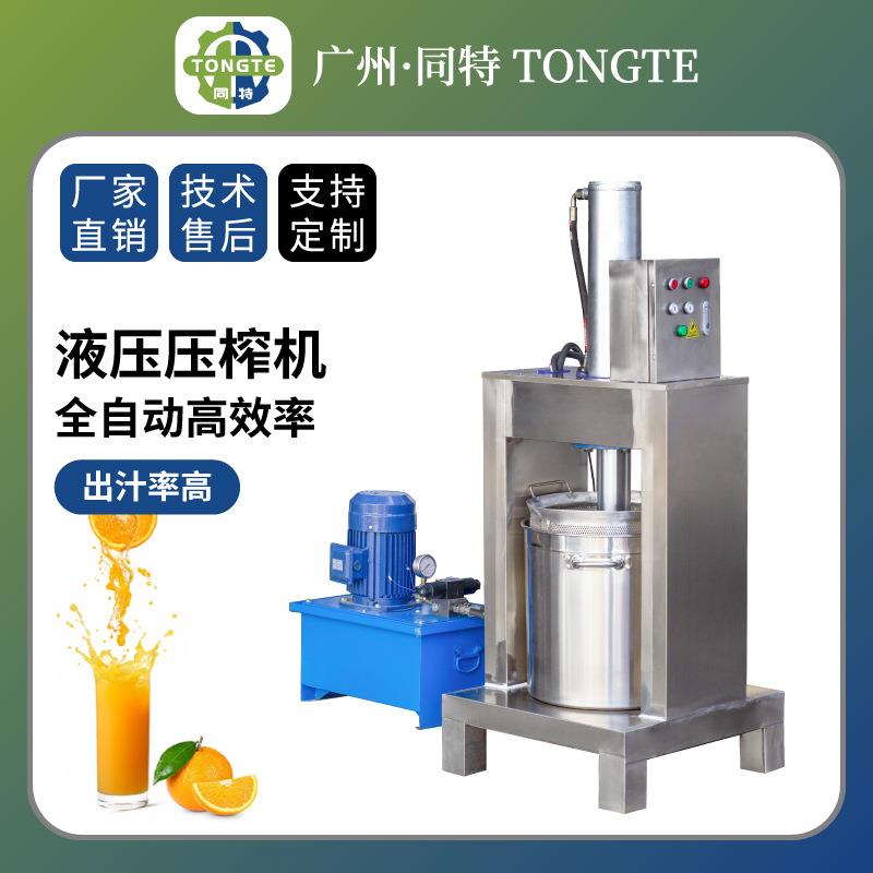 全自动液压式脱水果蔬压榨机提取压榨收汁机果酵素过滤压榨机