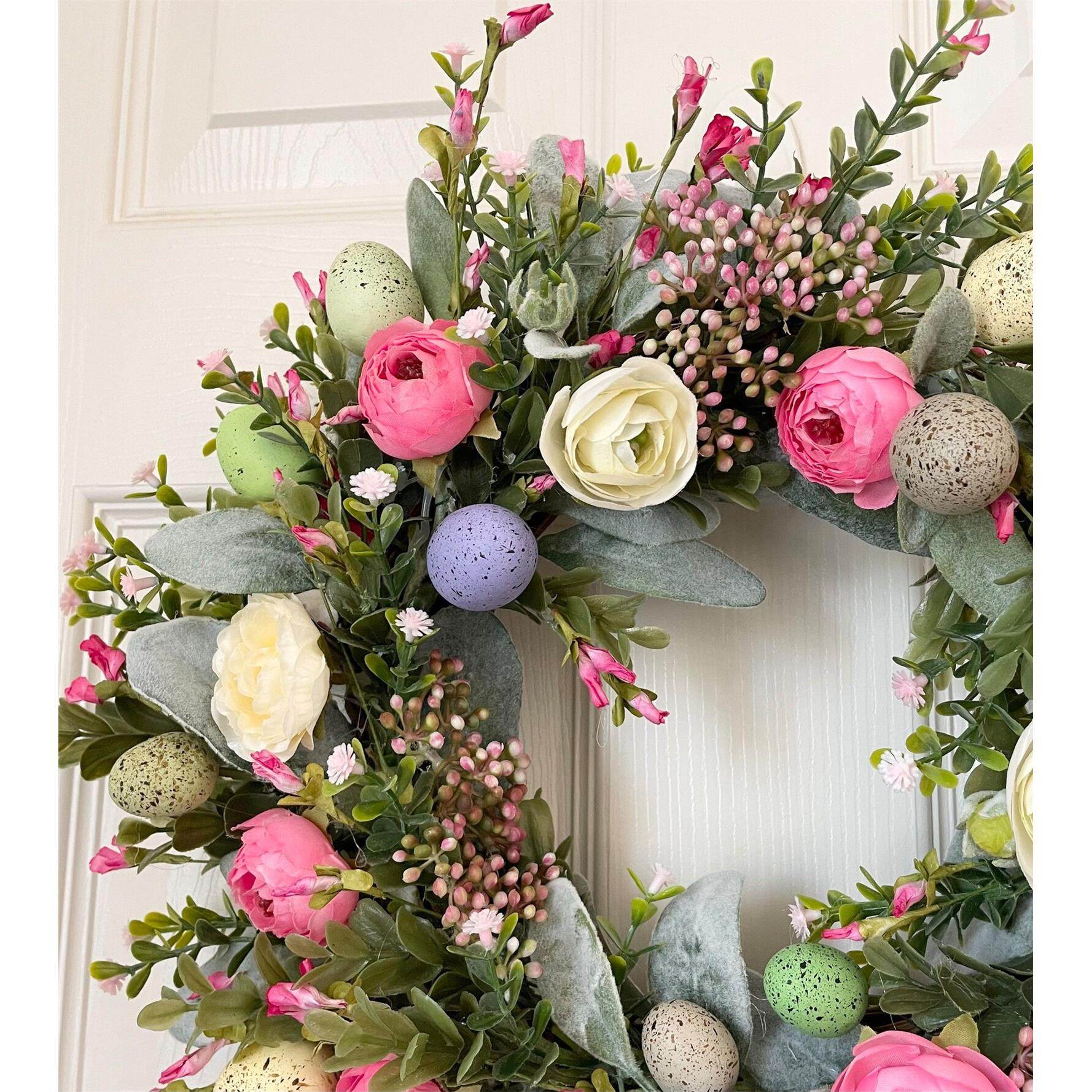 品北活欧复蛋仿活真花新环HFY挂件复节居家门前装饰品门挂,节庆用品/礼品,装扮布置套餐,淘宝优惠券,粉丝福利购,淘宝优惠卷