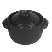 日式 15合饭耐热陶.明瓷锅煲汤锅大锅瓷耐高温火土锅双盖蒸饭