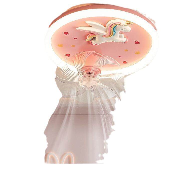 儿童卧室吸顶灯男孩女孩房间灯护眼宇航员太空人独角兽卡通创意灯