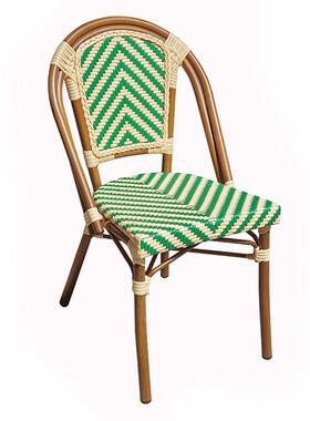 户桌椅组合藤编外庭网复古法式餐椅酒店露天民A-087宿阳台院红三