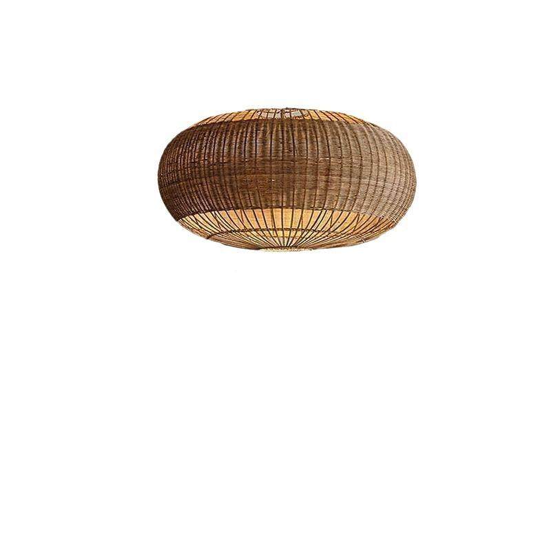 编吊古灯复日式侘寂风民宿客厅室餐厅灯东南亚禅意中式卧藤茶室灯,家装灯饰光源,智能吊灯,淘宝优惠券,粉丝福利购,淘宝优惠卷