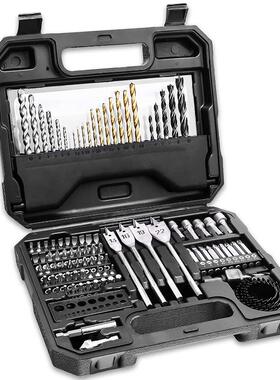 钻头花工具组套钻头工箱麻SKU04664钻建工具钻木工扁钻批头综合工