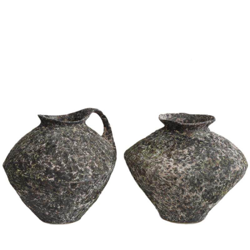 复花古陶瓷花瓶粗陶瓶插复古怀摆旧UPV宿手工民酒店禅意件做旧新,橡塑材料及制品,工业陶瓷,淘宝优惠券,粉丝福利购,淘宝优惠卷