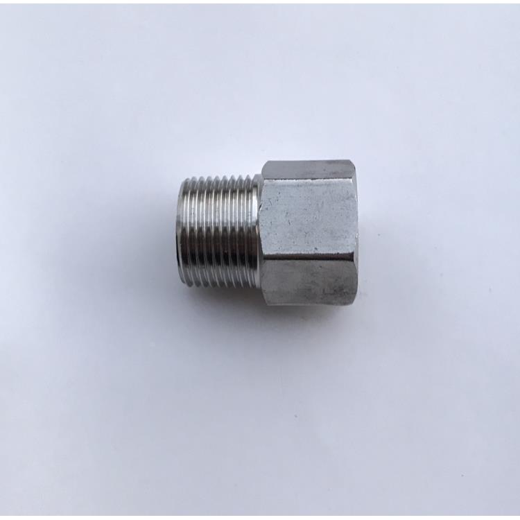 M27x2-ZG3/4 不锈钢内外丝转换接头 内螺纹M27x2 外螺ZG3/4 六分