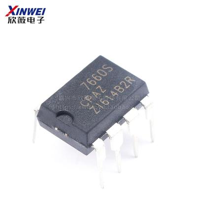 直插7660S 7660CPAZ ICL7660SCPAZ稳压器-切换 转换器控制器DIP-8