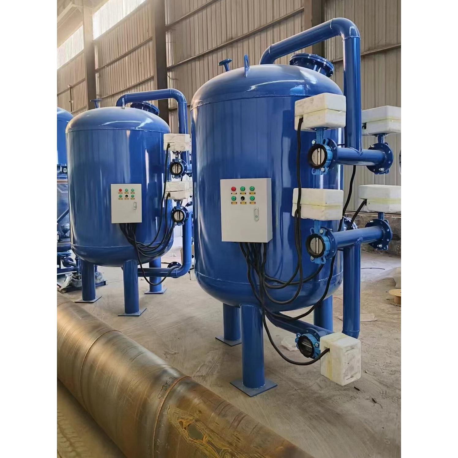 全自动石英砂过滤器多介质过滤器活性炭树脂锰砂浅层砂砂滤罐滤器