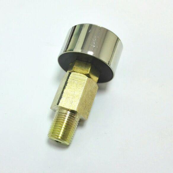 轴向小压力表 带加长接头 直径25mm 压力0-1mpa 螺纹ZG1/8 一分牙