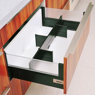 百隆奥地利进口丝光白特拉黑百变星分隔件玻璃抽屉内分隔套装