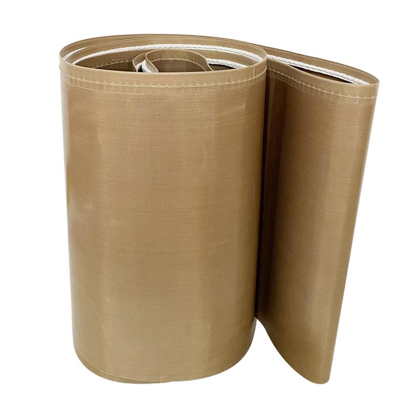 特氟龙高温布输送带四氟微波烘干机耐高温传送带uv包装机高温皮带