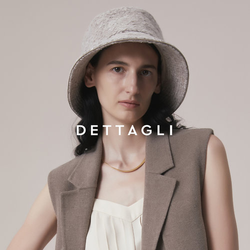 Dettagli迪塔莉秋冬季新款混纺经典渔夫帽女