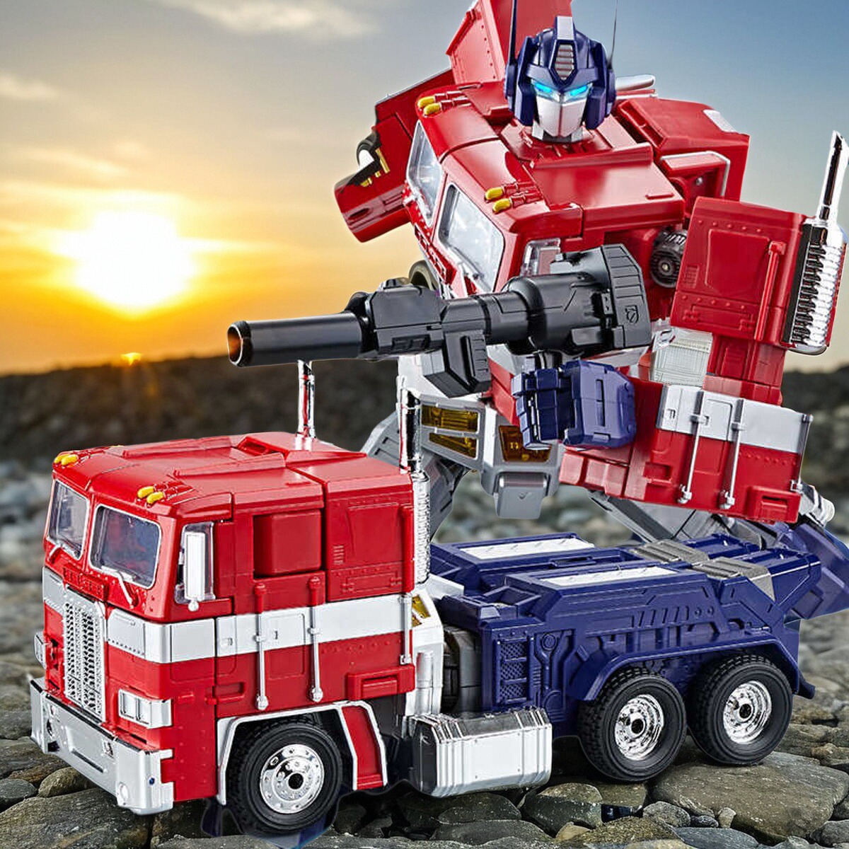 高档擎天指挥官变形机器