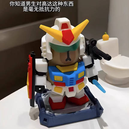 卡皮巴拉水豚高机甲达矮达拼装小公仔手办周边男孩摆件模型玩具